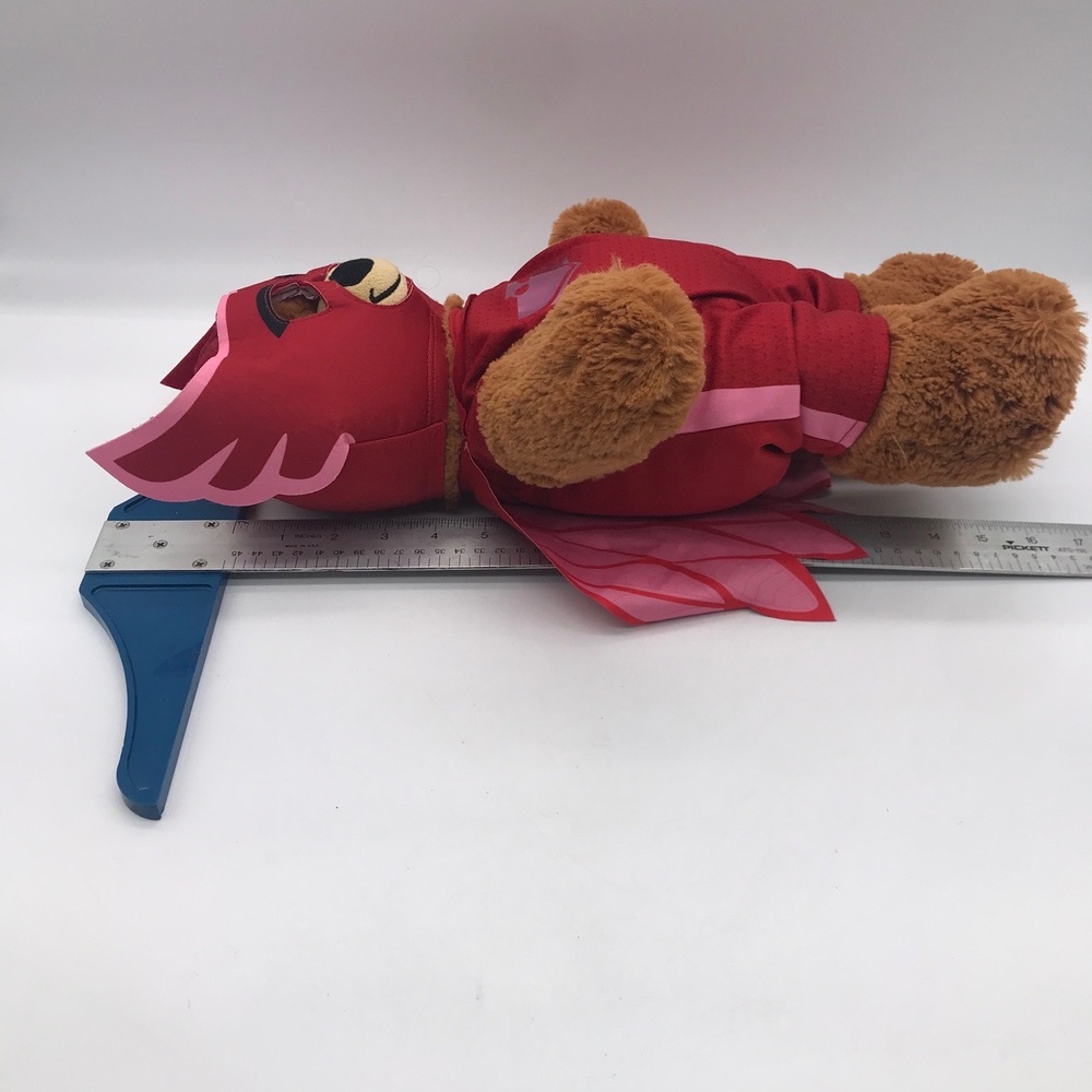 Build-A-Bear Workshop PJ Masks Owlette Bear Brown Red 17 IN Plush Stuffed Animal - Picture 8 of 14